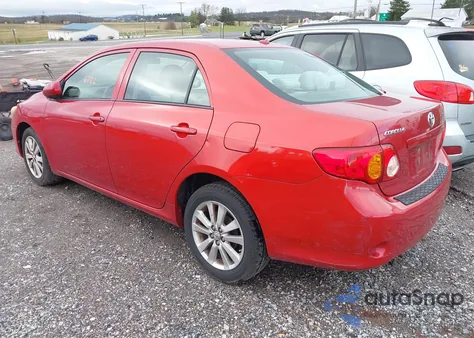 2009 Toyota Corolla Le из США, поврежденный, VIN 2T1BU40E79C125760